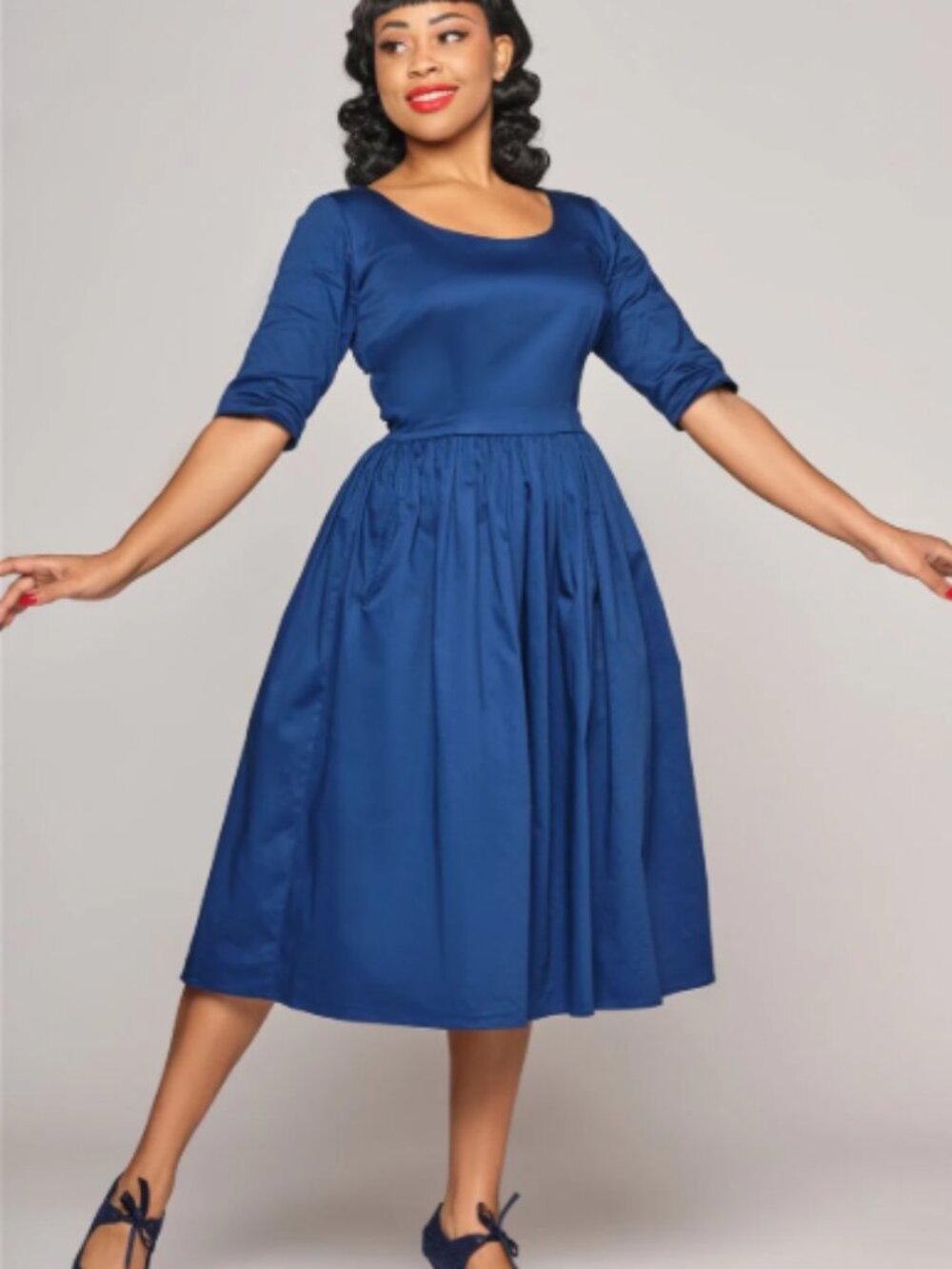 Collectif Swing Dress, Amber-Lea style.
